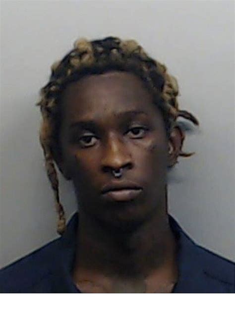 young thug mugshot